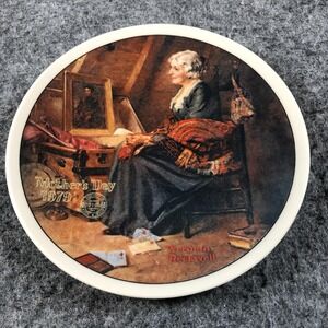 Vintage 1979 Knowles Norman Rockwell Reflections Mothers Day Collector Plate USA